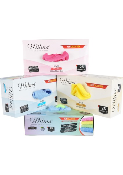 Mikrofiber Temizlik Bezi Kutulu 25 Adet – Yeniden Kullanılabilir Mikrofiber Bezler 30X30CM 180GSM – Araç, Mutfak, Banyo, Ofis, Toz Bezi – Hav Tüy Bırakmaz fırsatları