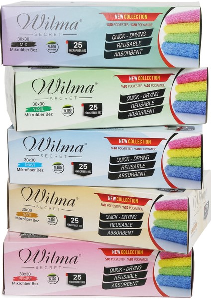 Mikrofiber Temizlik Bezi Kutulu 25 Adet – Yeniden Kullanılabilir Mikrofiber Bezler 30X30CM 180GSM – Araç, Mutfak, Banyo, Ofis, Toz Bezi – Hav Tüy Bırakmaz indirimleri