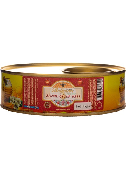 Süzme Çiçek Balı (Pet Matara / Teneke) 1 kg