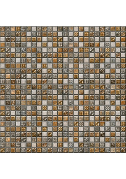 Kahverengi Mozaik Desenli Fayans Görünümlü Yapışkanlı Folyo, Mutfak, Tezgah, Masa, Dolap Kaplama Folyosu, Isıya Dayanıklı, Su Geçirmez, Yapışkan Folyolar, Sticker, Büyük Ebatlı, Dekoros fiyatları