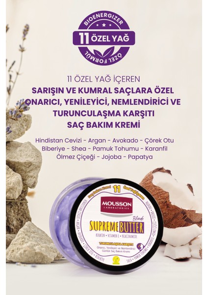 Laboratories 11 Özel Yağ Içeren Supreme Butter Blonde Durulanmayan Saç Bakım Kremi