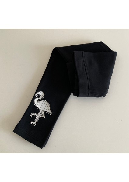 Kız Çocuk 3 Boyutlu Kuğu Detaylı, Interlok Uzun Tayt fiyatları