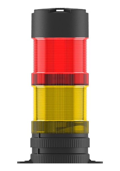 Ø66 2 Kat Modüler Işıklı Kolon Multi LED Buzzer Taban Montaj