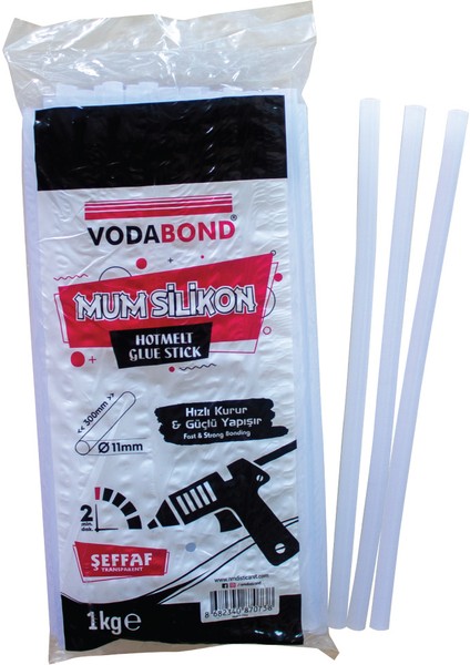 Mum Silikon 11MMX30MM 1 kg Şeffaf