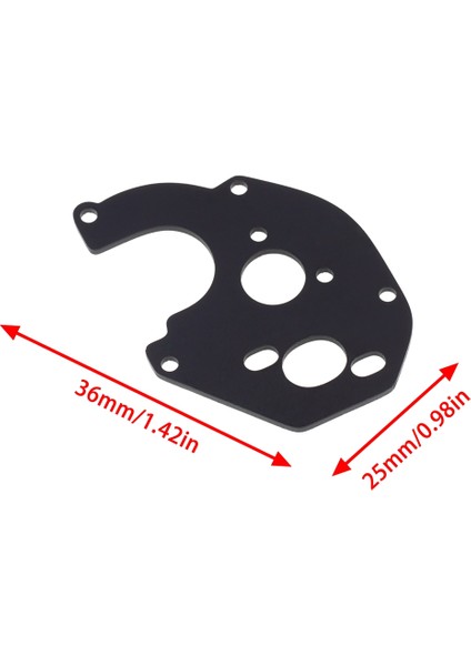 Metal Baraj Motoru Sabitleme Plakası Şanzıman Adaptörü Eksenel SCX24 C10 90081 1/24 Rc Paletli Yükseltme Parçaları Aksesuarları,1 (Yurt Dışından) fırsatları