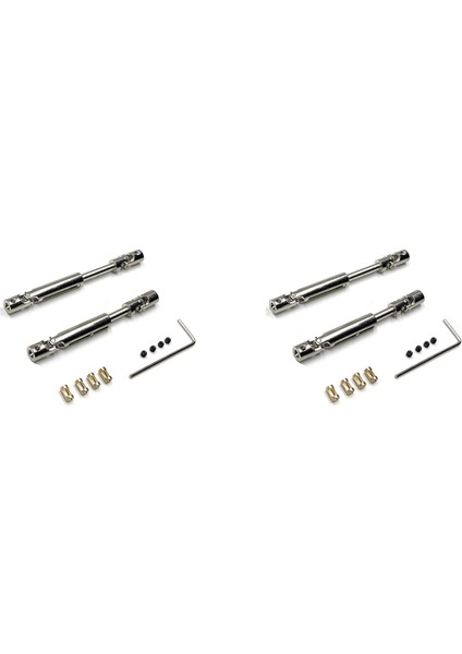 2x MN78 Metal Tahrik Mili Cvd Tahrik Mili 3mm Ila 4mm Mil Kovanı Için MN78 Mn-78 Mn 78 1/12 Rc Araba Yükseltme Parçaları (Yurt Dışından)