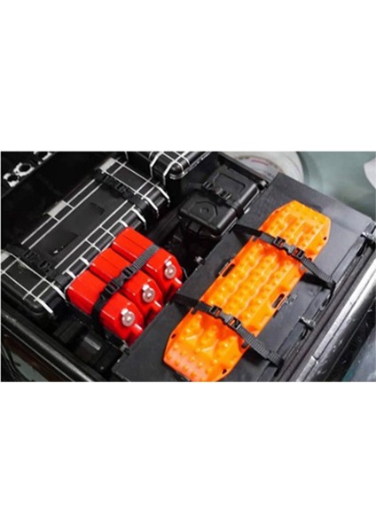 15 Adet Rc Araba Çatı Bagaj Rafı Halat Süslemeleri Askı 1/10 Rc Paletli Araba Eksenel SCX10 Trx4 D90 CC01, Siyah (Yurt Dışından)