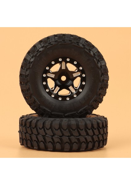 4 Adet 54MM 1.0 Beadlock Tekerlek Jantları Lastik Seti 1/24 Rc Paletli Araba Eksenel SCX24 90081 AXI00001 Yükseltme Parçaları, 4 (Yurt Dışından)
