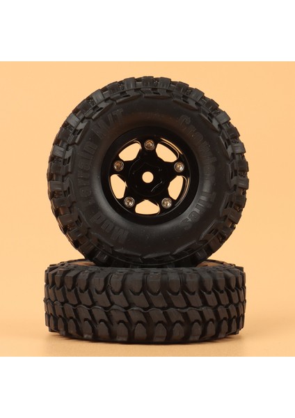 4 Adet 54MM 1.0 Beadlock Tekerlek Jantları Lastik Seti 1/24 Rc Paletli Araba Eksenel SCX24 90081 AXI00001 Yükseltme Parçaları, 4 (Yurt Dışından)