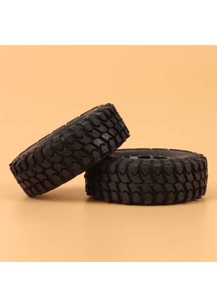 4 Adet 54MM 1.0 Beadlock Tekerlek Jantları Lastik Seti 1/24 Rc Paletli Araba Eksenel SCX24 90081 AXI00001 Yükseltme Parçaları, 4 (Yurt Dışından)