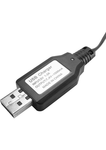 2x USB Şarj Kablosu 7.4V 2s Li-Ion Pil Şarj Cihazı Için 18301 18302 18311 18312 1/18 Rc Araba Parçaları (Yurt Dışından)