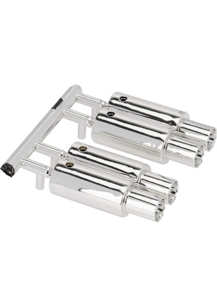 2x Çift Çıkışlı Egzoz Borusu Egzoz Borusu 1/10 Rc Araba Off Road Dekorasyon Parçaları (Yurt Dışından) fiyatları