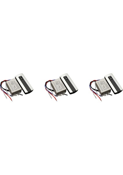 3x On/off 220V Kablosuz Uzaktan Kumanda Anahtarı Lamba ve Işık Için Dijital Uzaktan Kumanda Anahtarı HT035 (Yurt Dışından)