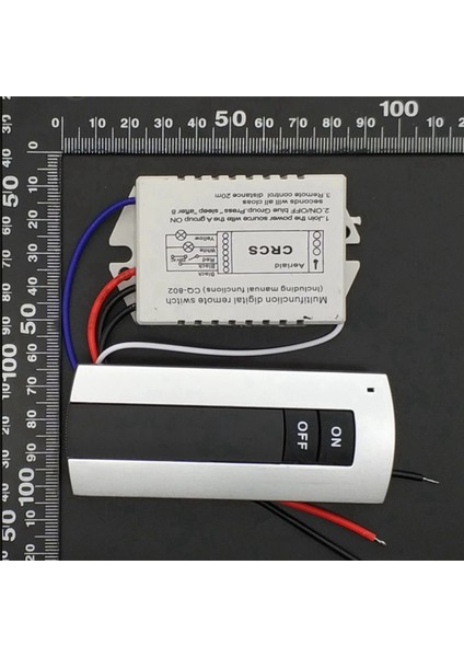 3x On/off 220V Kablosuz Uzaktan Kumanda Anahtarı Lamba ve Işık Için Dijital Uzaktan Kumanda Anahtarı HT035 (Yurt Dışından)