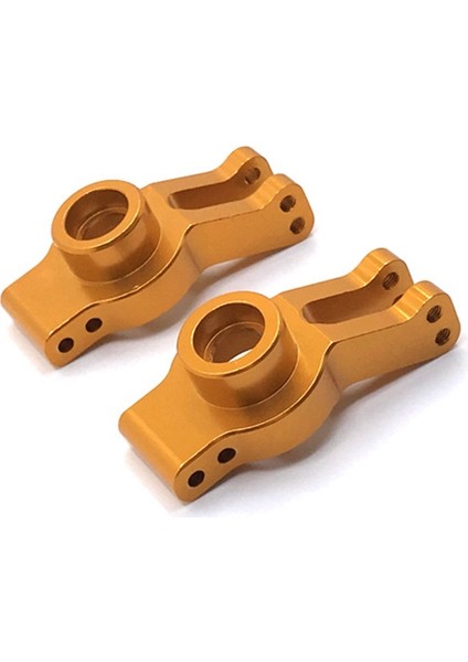 Metal Arka Tekerlek Göbeği Taşıyıcı Tekerlek Koltuğu 104009 12402-A 12401 12403 12404 12409 Rc Araba Yükseltme Parçaları, Sarı (Yurt Dışından)