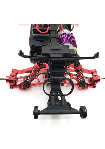 Metal Arka Tekerlek Göbeği Taşıyıcı Tekerlek Koltuğu 104009 12402-A 12401 12403 12404 12409 Rc Araba Yükseltme Parçaları, Sarı (Yurt Dışından)