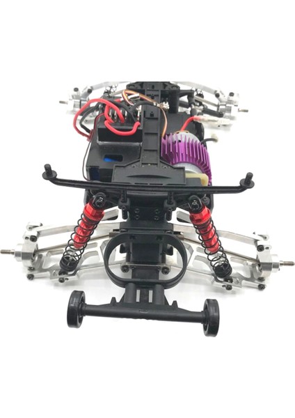 Metal Arka Tekerlek Göbeği Taşıyıcı Tekerlek Koltuğu 104009 12402-A 12401 12403 12404 12409 Rc Araba Yükseltme Parçaları, Sarı (Yurt Dışından)