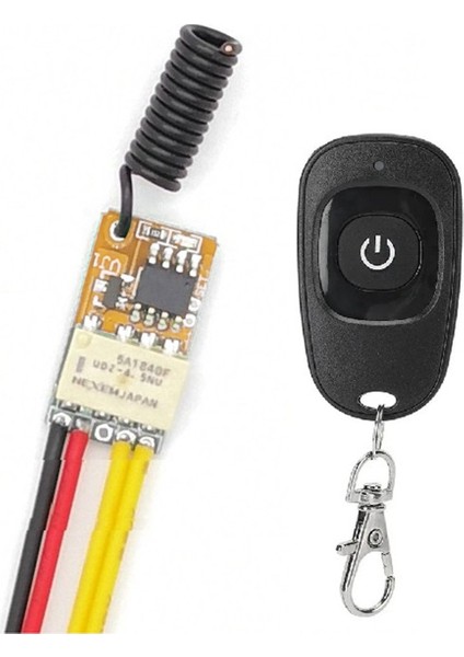2x Basma Düğmesi Tasarrufu Mini Röle Kontak Rf Kablosuz Anahtarları DC3.7V-12V 433MHZ Akıllı Ev Küçük Küçük Uzaktan Anahtarlar (Yurt Dışından) fiyatları