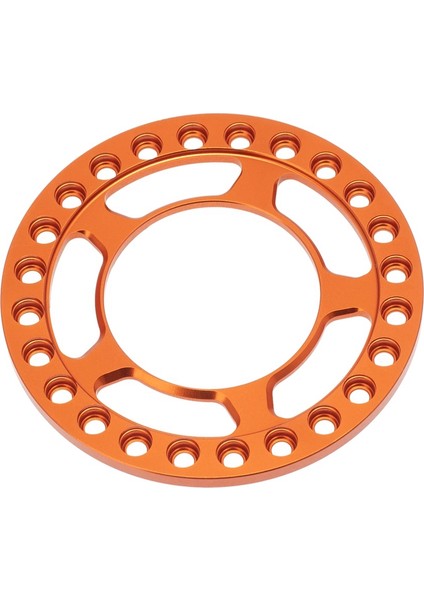 4 Adet Metal 1.9 Inç Tekerlek Dış Beadlock Halkası 1/10 Rc Paletli Araba Eksenel SCX10 90046 Trx4 Tekerlek Jantları, Turuncu (Yurt Dışından)