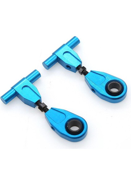 2 Adet Metal Ön Üst Süspansiyon Kolları Salıncak Kolu Için Tt-02 TT02 TT02T 1/10 Rc Araba Yükseltme Parçaları, Mavi (Yurt Dışından)