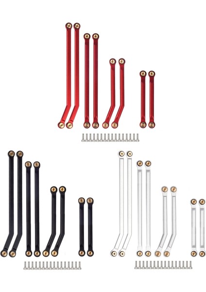 8 Adet Cnc Yüksek Gümrükleme Şasi Bağlantı Çubuğu 1/24 Rc Paletli Araba Eksenel SCX24 AXI00005 Için Y-Link'i Değiştirin, 1 (Yurt Dışından)