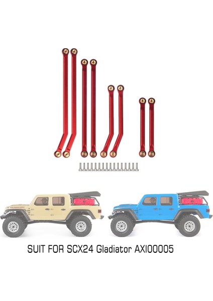 8 Adet Cnc Yüksek Gümrükleme Şasi Bağlantı Çubuğu 1/24 Rc Paletli Araba Eksenel SCX24 AXI00005 Için Y-Link'i Değiştirin, 1 (Yurt Dışından)