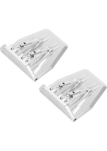 2 Adet Metal Ayarlanabilir Trim Sekmeleri 69X57X30MM Nitro Gaz Rc Model Tekne Için (Yurt Dışından)