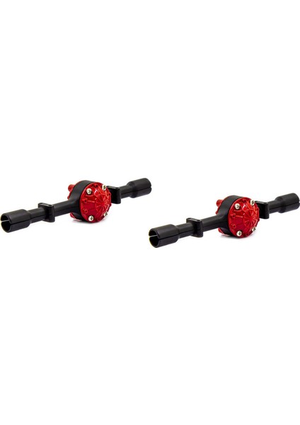 2x Metal Arka Köprü Aks Konut Case D12 C14 C24 C24-1 C34 B14 B24 B16 B36 Rc Araba Yükseltme Parçaları, Siyah (Yurt Dışından)