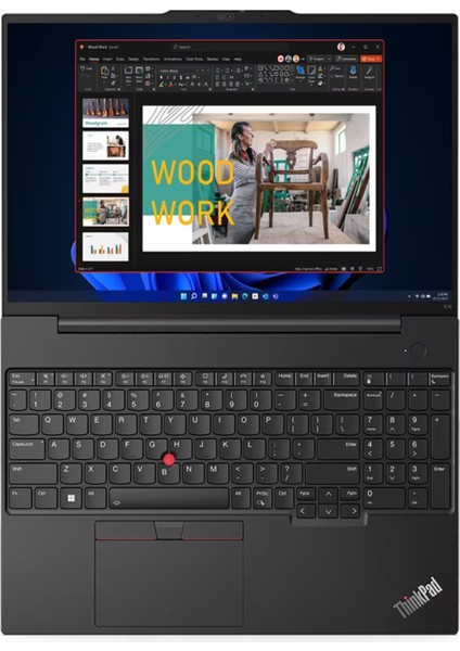 LENOVO ThinkPad E16 Gen 1 i7-1355U 24GB 1TB SSD MX550 Windows11Pro 16" WUXGA Taşınabilir Bilgiayar 21JQS2MDTX010