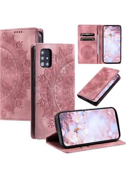 Samsung Galaxy A71 5g Cüzdan Kılıfı Kart Yuvası Standı Güçlü Manyetik Deri Çevirme Katlama Koruyucu Telefon Kılıfı (Yurt Dışından)