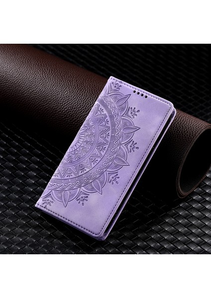 iPhone 12 Pro Max Cüzdan Kılıfı Kart Yuvası Standı Güçlü Manyetik Deri Çevirme Katlama Koruyucu Telefon Kılıfı (Yurt Dışından)