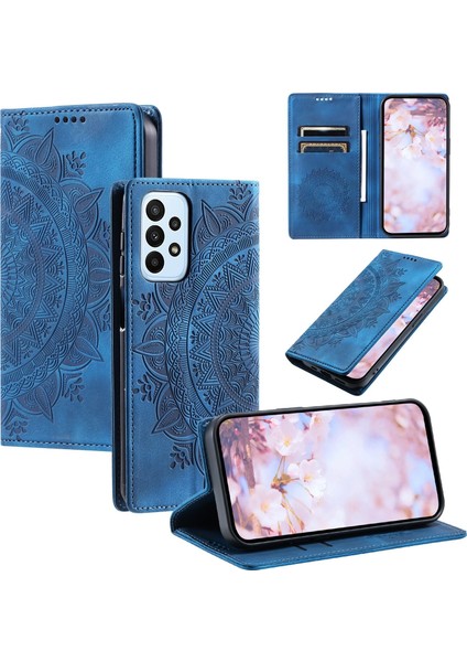 Samsung Galaxy A33 5g Cüzdan Kılıfı Kart Yuvası Standı Güçlü Manyetik Deri Çevirme Katlama Koruyucu Telefon Kılıfı (Yurt Dışından)