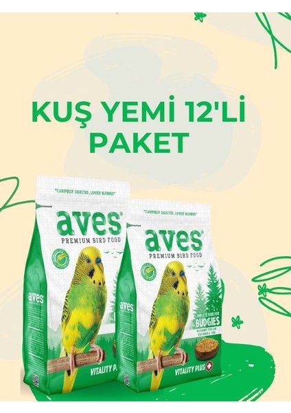 Premium Muhabbet Kuşu Yemi 500gr 12LI