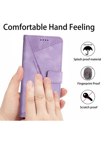 Google Pixel 7 Pro ile Uyumlu Kordon Crossbody Boyun Askısı Koruyucu Çevirme Yumuşak Pu Deri Telefon Kılıfı (Yurt Dışından)