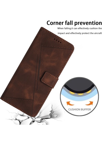 Samsung Galaxy x Cover 4s ile Uyumlu Kordon Crossbody Boyun Askısı Koruyucu Çevirme Yumuşak Pu Deri Telefon Kılıfı (Yurt Dışından)