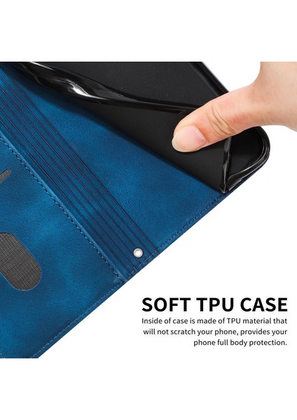 Google Pixel 7 Pro ile Uyumlu Kordon Crossbody Boyun Askısı Koruyucu Çevirme Yumuşak Pu Deri Telefon Kılıfı (Yurt Dışından)