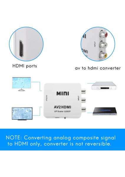 Dönüştürücü Adaptör Desteği Ntsc4.43,pal/n Standart Tv Formatları Girişi (Yurt Dışından) fırsatları