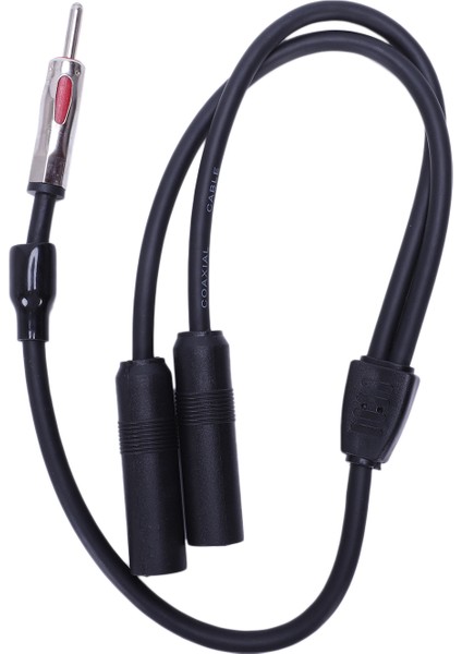 1 Erkek 2 Kadın Y Araba Stereo Radyo Anten Adaptörü Motorola Siyah (Yurt Dışından)