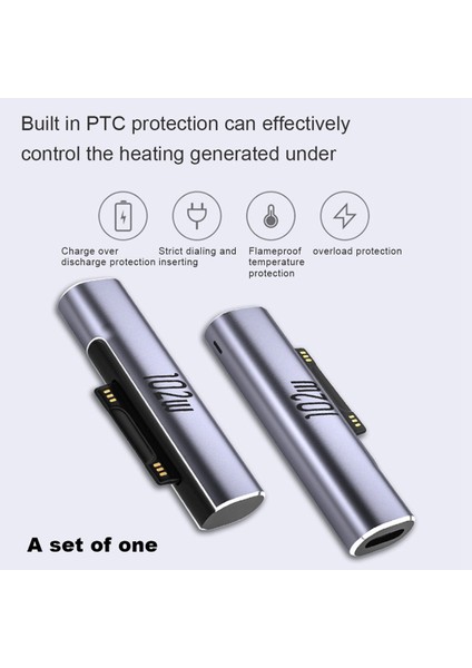 Surface Pro 3 4 Için 102W USB C Tip C Pd Hızlı Şarj Fişi Dönüştürücü (Yurt Dışından) modelleri