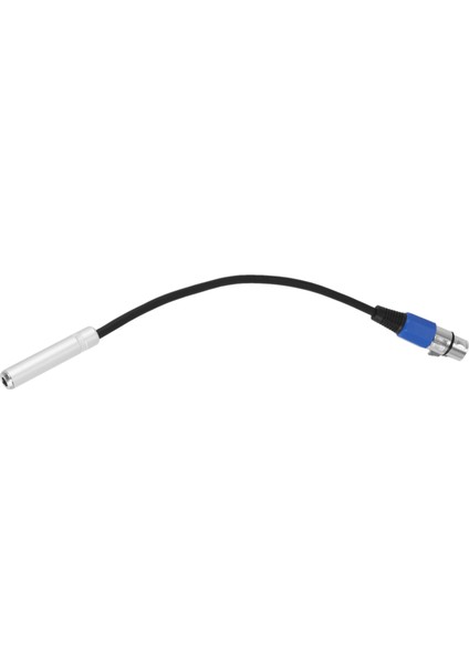 2x Fiş 6.35MM Trs Xlr Erkek Dişi Kablo 3 Pin Dişi Soket (Yurt Dışından)