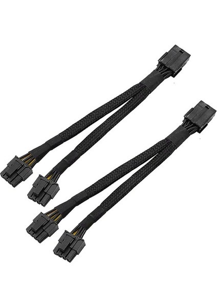 20 Adet Gpu Pcıe 8 Pin Dişi - Çift 2x 8 Pin(6+2) Erkek Pcı Kablosu, 20CM (Yurt Dışından) modelleri