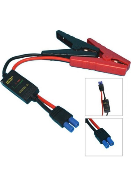 12V 200A-500A Akıllı Güçlendirici Kablo Ec5 Konektörü Araba Klipsi (Yurt Dışından)