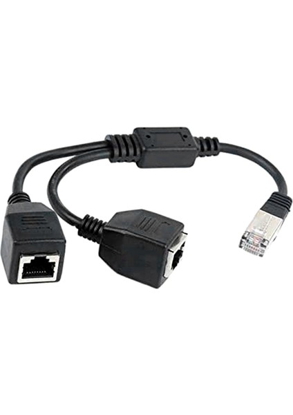 Super Cat5, Cat6 Için RJ45 1 Erkek - 2 Dişi Ethernet Ayırıcı Kablo (Yurt Dışından) modelleri