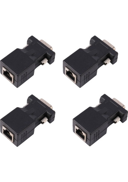 VGA Genişletici Erkek - Lan Cat5 Cat6 RJ45 Ağ Kablosu Adaptörü (Yurt Dışından)