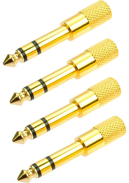 Ses Jak Adaptörü Dönüştürücü Stereo Stecker Buchse(Altın) (Yurt Dışından)