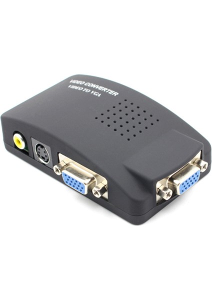 Av - VGA Adaptörü Rca VGA Dönüştürücü Pc Kompozit Dönüştürücü Anahtar Kutusu (Yurt Dışından)