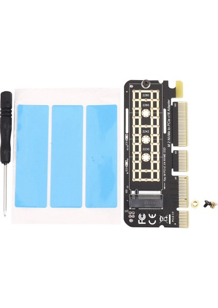 M.2 Nvme Ssd'den Pcı-E X16 Dönüştürücü Kartına Disk Adaptör Kartı (Yurt Dışından)