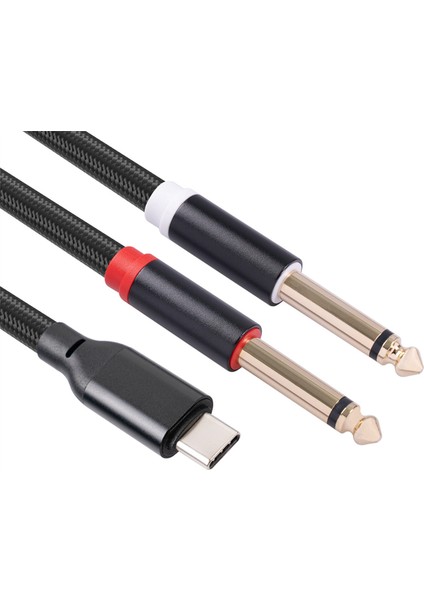 USB C - Çift 6.35MM Ses Stereo Kablosu Tip C - Çift 6.35MM, 1 Metre (Yurt Dışından) fiyatları
