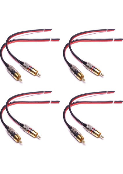 Rca Fiş Adaptörüne Hoparlör Kabloları, 2 Kanallı (1 Ayak) (Yurt Dışından)