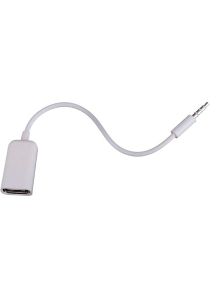 USB Dişi - Aux 3.5mm Erkek Jak Fişi Ses Dönüştürücü Kablosu (Yurt Dışından) fırsatları